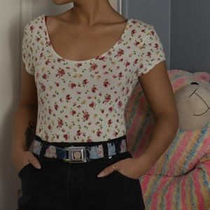 Cute Floral Bodysuit